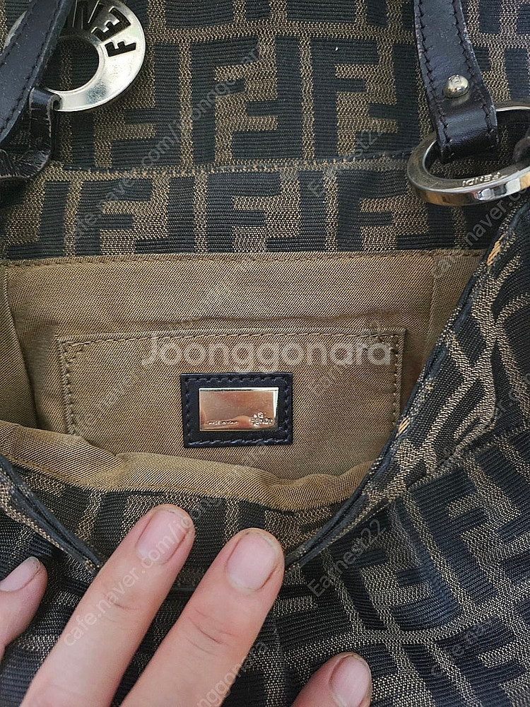 (정품) 펜디 주카 FF 쉐프백 (명품 여자 가방 숄더...--3