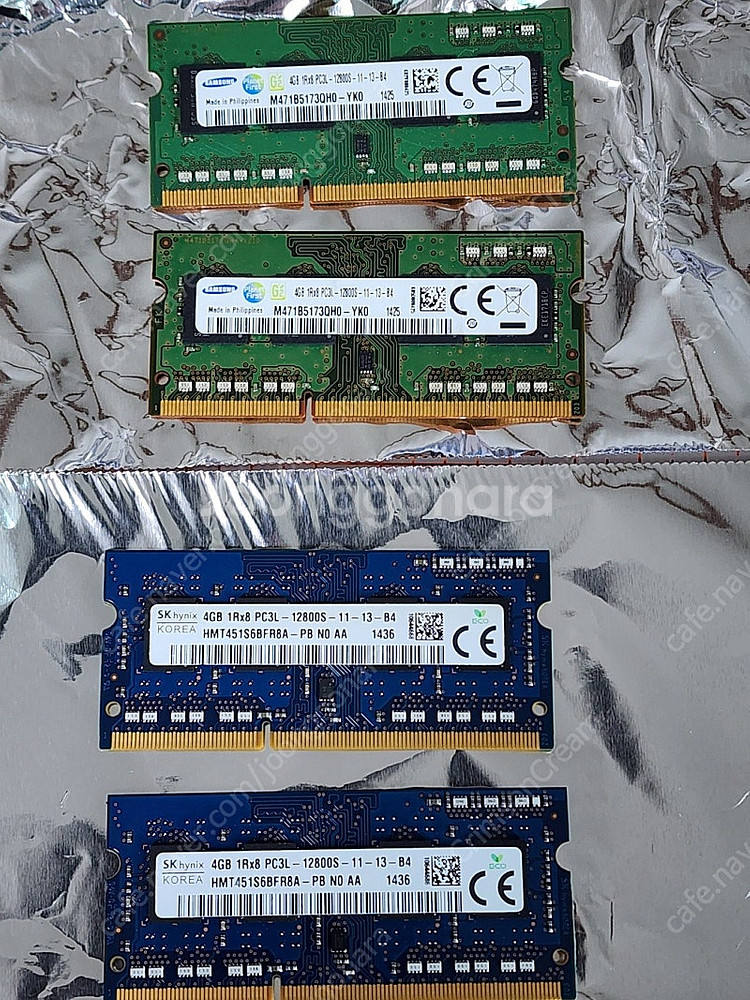 노트북용 삼성 및 하이닉스 DDR3 RAM 4GB 판매...--0