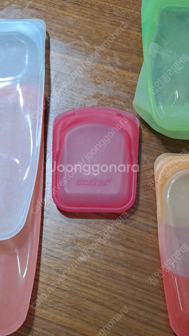 스타셔 실리콘 파우치 지퍼백 5개 (7만원)--3