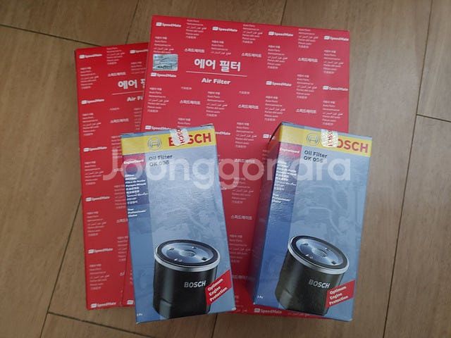 쏘렌토R 엔진오일 필터 및 에어크리너 필터 2set 판...--0