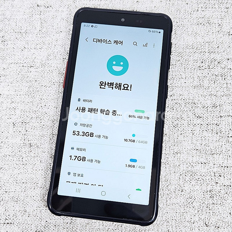 - 엑스커버5 블랙 64GB 액정깨끗/무잔상/자급제 7...--9