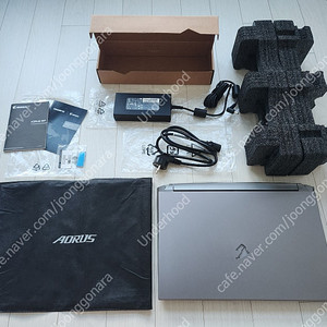 기가바이트 어로스 15G XB 게이밍 노트북 판매 (인텔i7, 16GB, RTX2070 8GB, SSD 1TB)