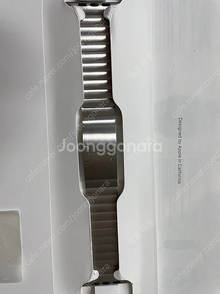 애플워치 링크브레이슬릿 42mm 9시리즈 실버--0