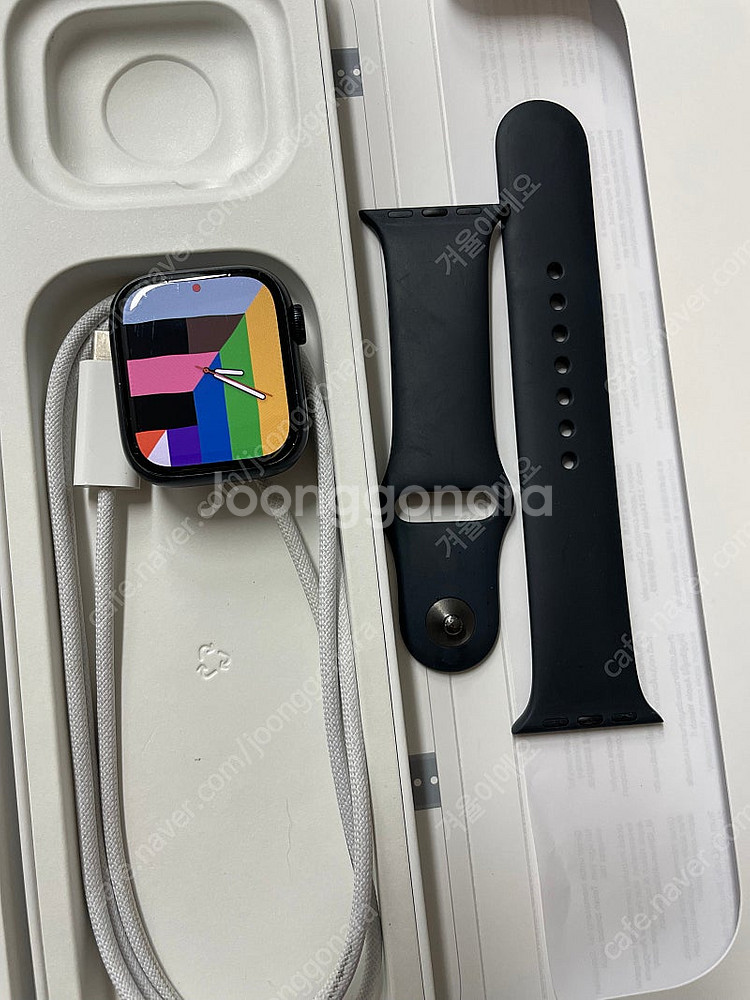 애플워치9 41mm 미드나이트--0
