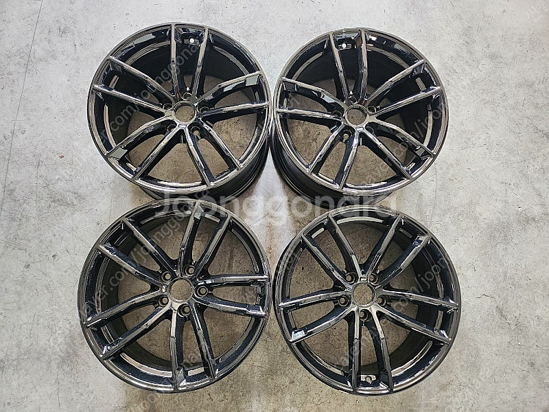 BMW G30 662M 18인치 5시리즈 블랙휠 순정휠...--0