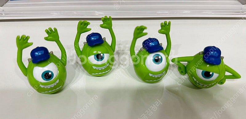몬스터대학교 마이크 와조스키 오뚝이 피규어 4종 + 틴...--0