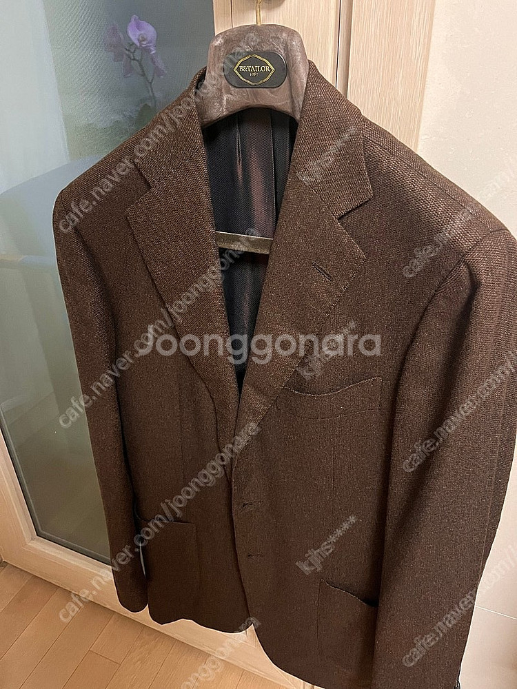 최종 가격인하_아톨리니 다크브라운 울/캐시미어 스포츠코...--1