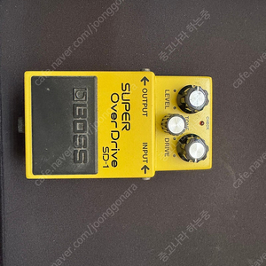 Boss Super overdrive SD-1 기타 이펙터 판매합니다