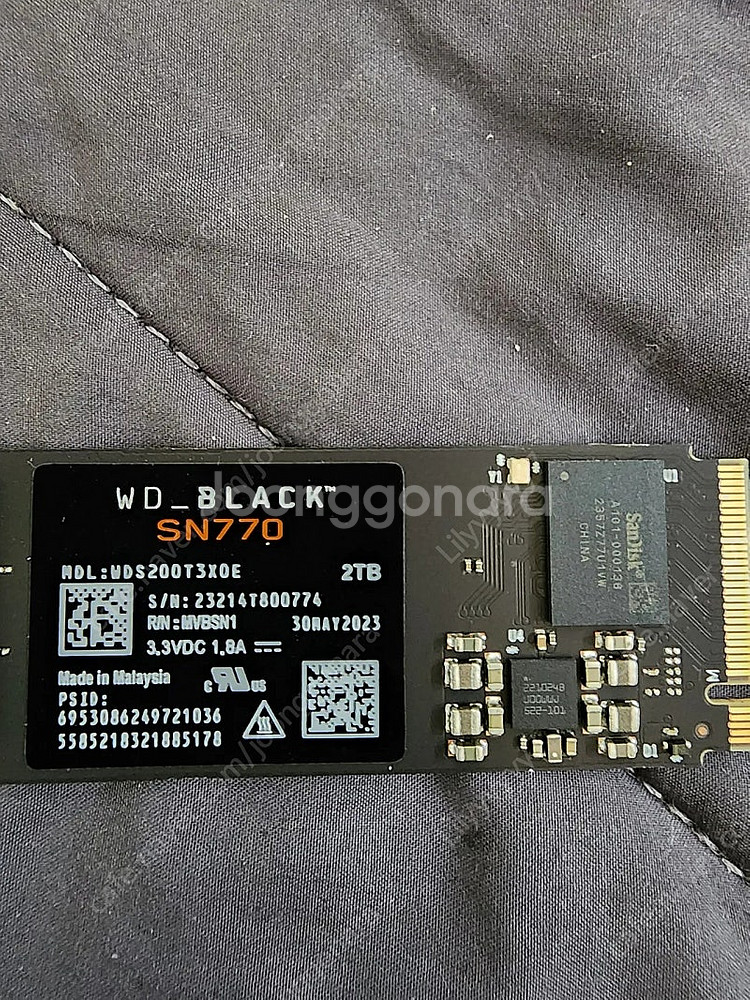 WD Black SN770 Nvme 2TB SSD--3