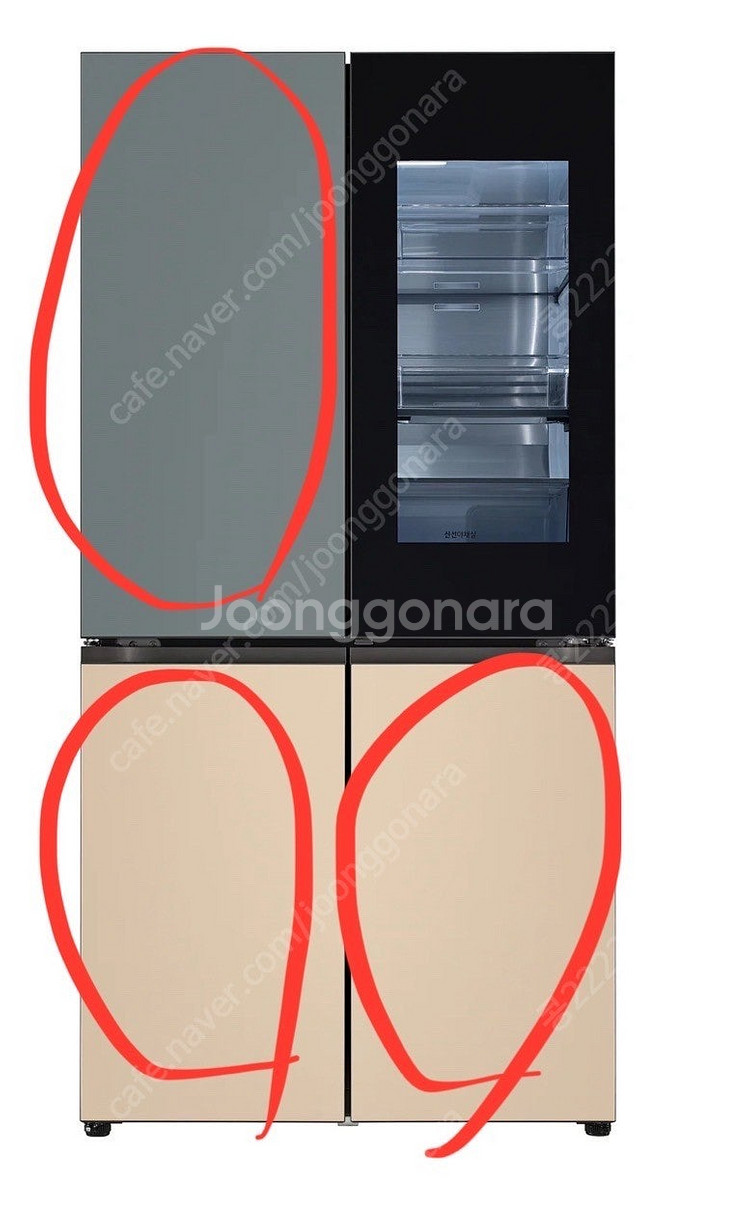 Lg 오브제 냉장고 페닉스 판넬 패널--0