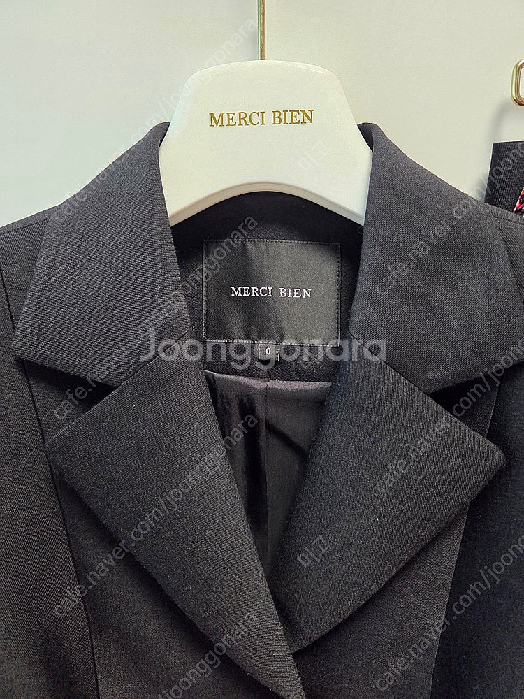 (새상품) 메르시비앙 메비 울실크자켓 셋업--4