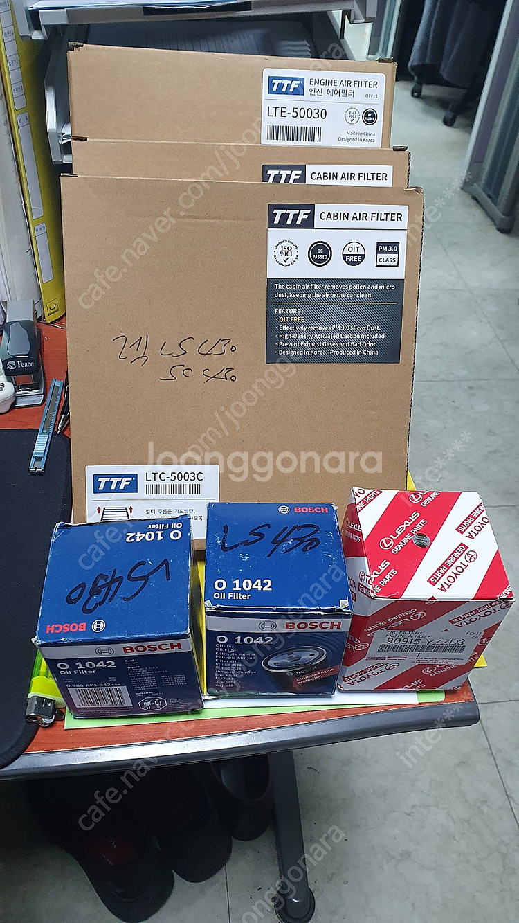 렉서스 LS-430, SC-430 에어필터 1개, 캐빈...--1