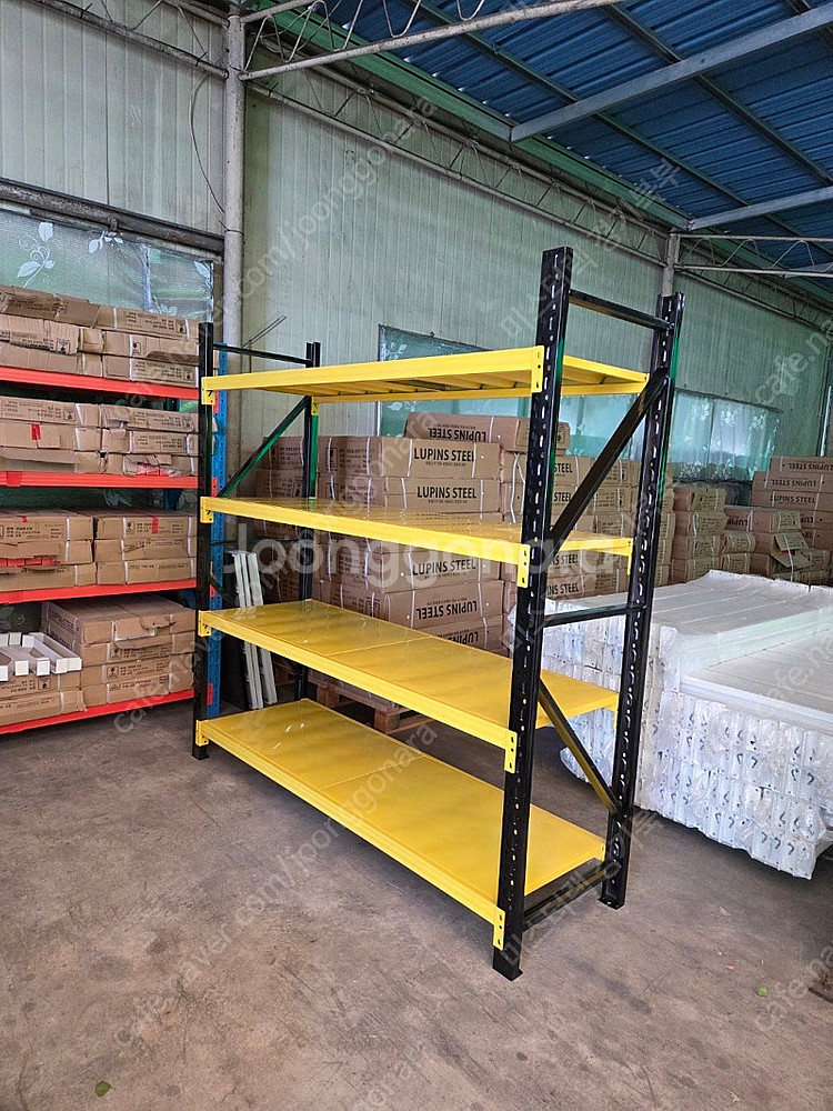 창고정리, 랙선반, 200kg 무볼트 조립식 철제앵글선...--4