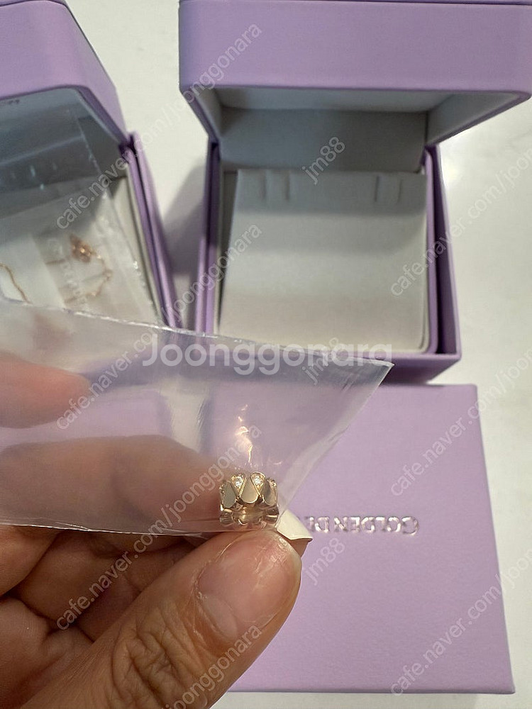 골든듀 듀이터널스 파베 로즈골드 새상품--0