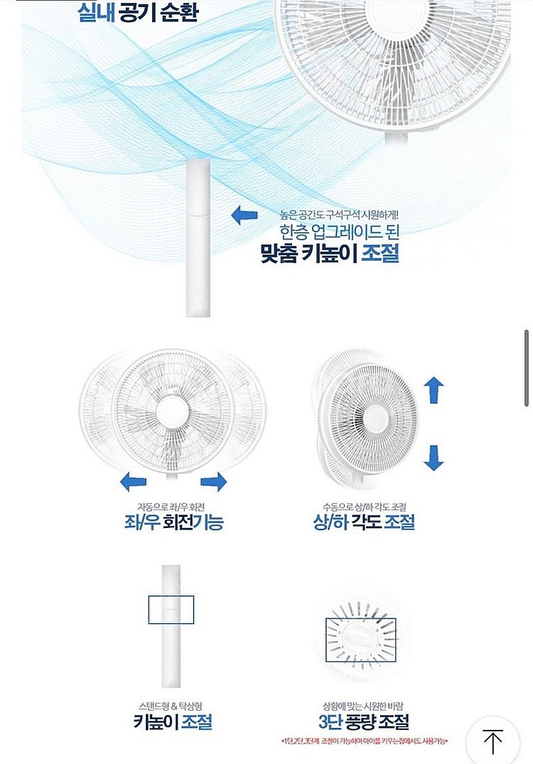 팬큘레이터 선풍기 새상품--5