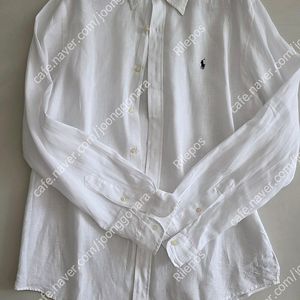 폴로 린넨셔츠 화이트 흰색 팝니다.