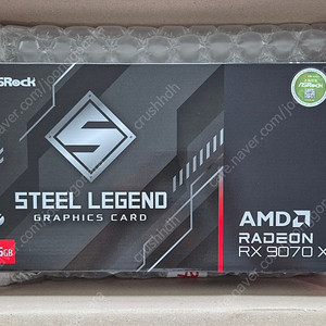ASRock 라데온 RX 9070 XT 스틸레전드 DARK D6 16GB 팝니다