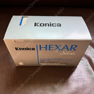 코니카 헥사 실버 HEXAR silver 신동품 박스품 팝니다