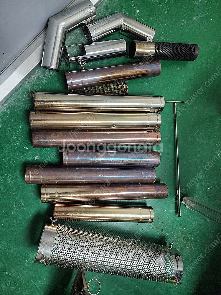 급매 지스토브 히트뷰XL 화목난로 추가 연통 세트--1