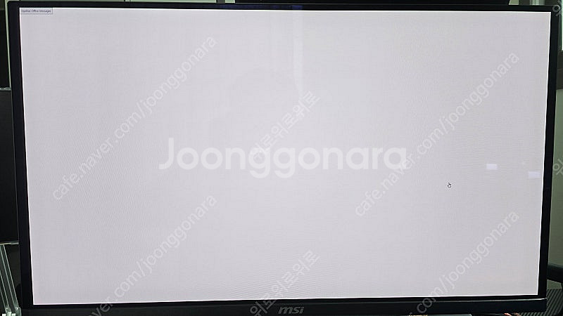 MSI MAG 271QPX QD-OLED 모니터 팝니다--0