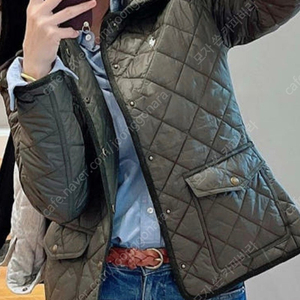 폴로 퀼팅자켓 여자 자켓