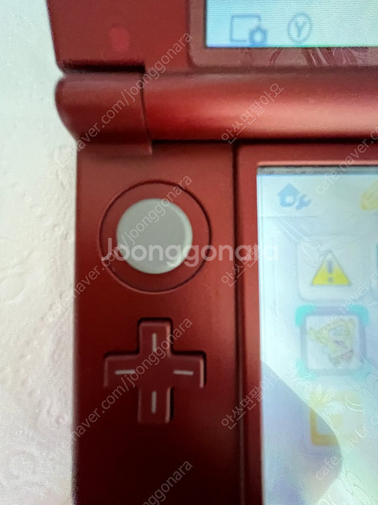 뉴3ds xl 메탈릭레드 극미 중고 sd메모리128g+...--0