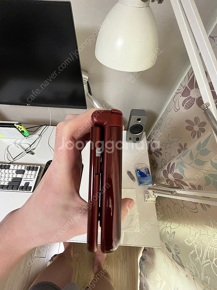 뉴3ds xl 메탈릭레드 극미 중고 sd메모리128g+...--3