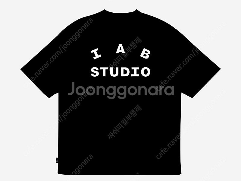 [XL] IAB Studio 아이앱 스튜디오 티셔츠 블...--0