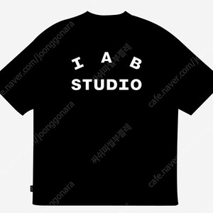 [XL] IAB Studio 아이앱 스튜디오 티셔츠 블랙