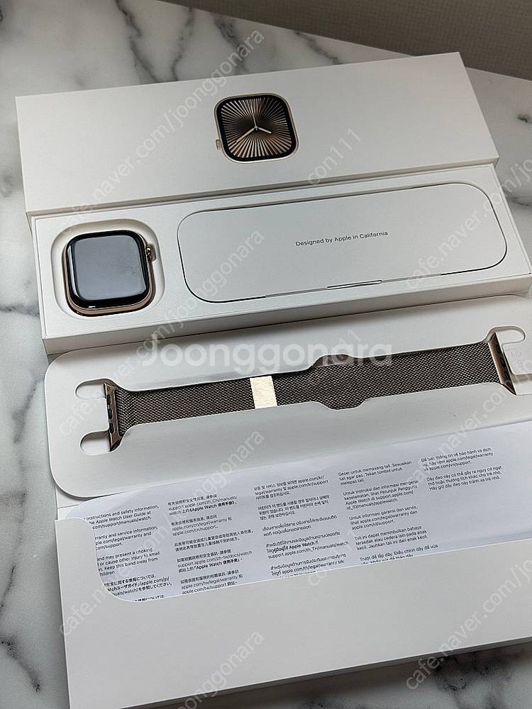애플워치10 46mm 골드 티타늄(셀룰러)--0