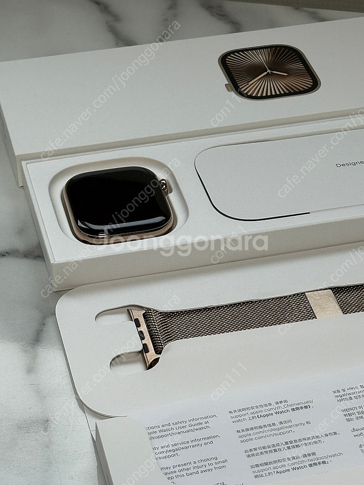 애플워치10 46mm 골드 티타늄(셀룰러)--2