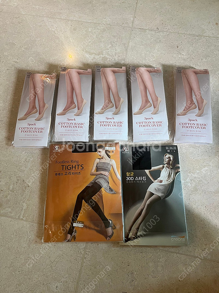 판도라 풋커버 15켤레+비너스 새스타킹 ﻿--0