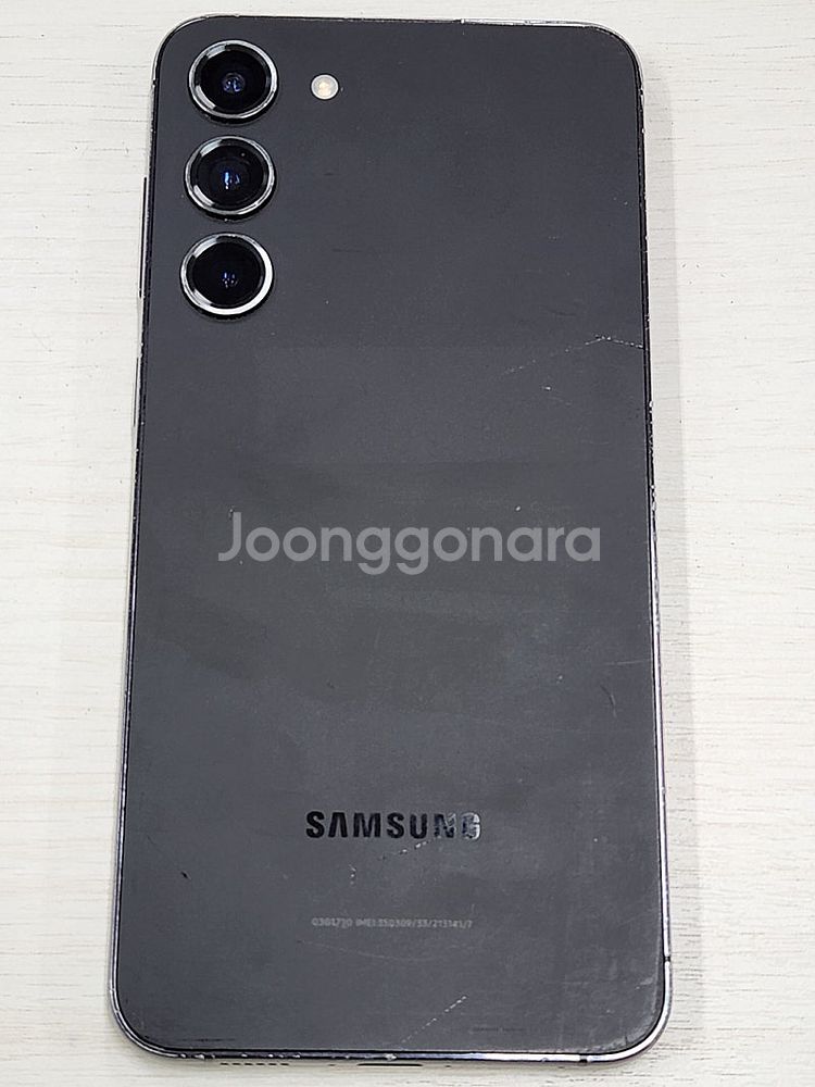 갤럭시 S23플러스 블랙색상 256용량 상태좋은 무잔상...--0