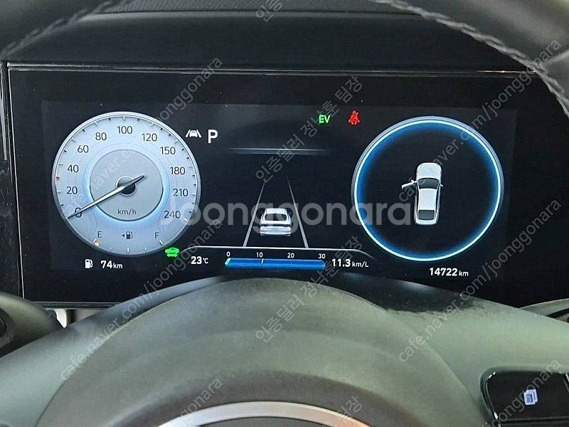 아반떼 중고차 아반떼 하이브리드 중고 흰색 2022년식...--7