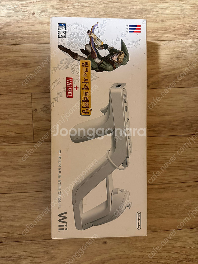 닌텐도위 wii 링크의사격트레이닝 + 정품 재퍼건 박스...--0