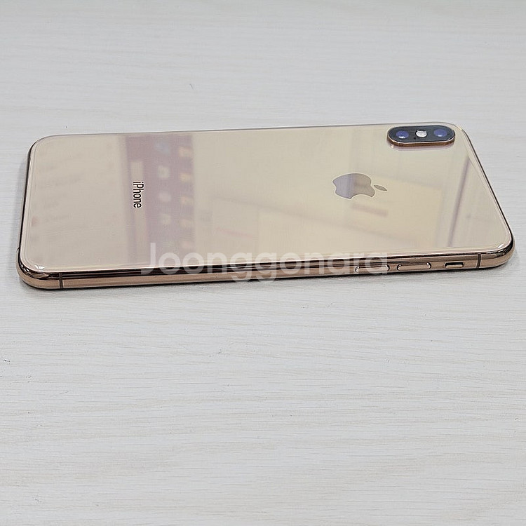 아이폰XS MAX 골드색상 64용량 무잔상 깨끗한단말기 S급 28만 판매해요--7