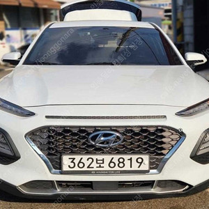 현대 코나 중고 코나 중고자동차 흰색 2020년식 50,823km 1.6 터보 2WD 모던초이스 중고자동차