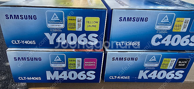 삼성정품토너 CLT-406 한세트 팝니다.--0