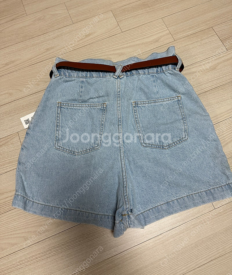 자라 벨트 배기 버뮤다 데님팬츠 / zara 자라데님반...--2