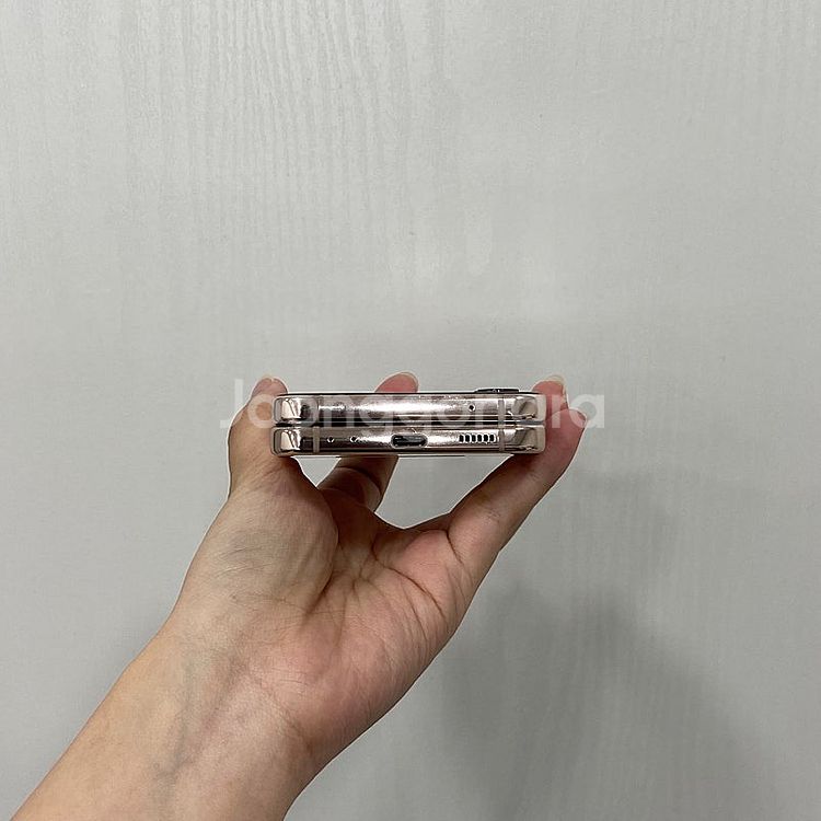 04018 갤럭시Z플립4 핑크골드 256GB 부산 중고...--5