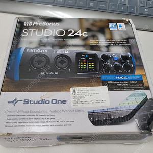 프리소너스 오디오인터페이스 팝니다 presonus studio 24c usb 6만