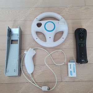 닌텐도 wii 리모컨 위모컨 눈차크 부품용 및 부속품(세로 스탠드,hdmi 영상 변환 젠더,카트 핸들)