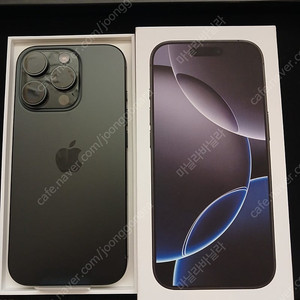 아이폰 16 프로 블랙 티타늄 512gb 팝니다.(자급제 X)