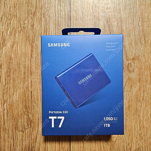 삼성 외장 SSD T7 1TB (미개봉) 판매합니다