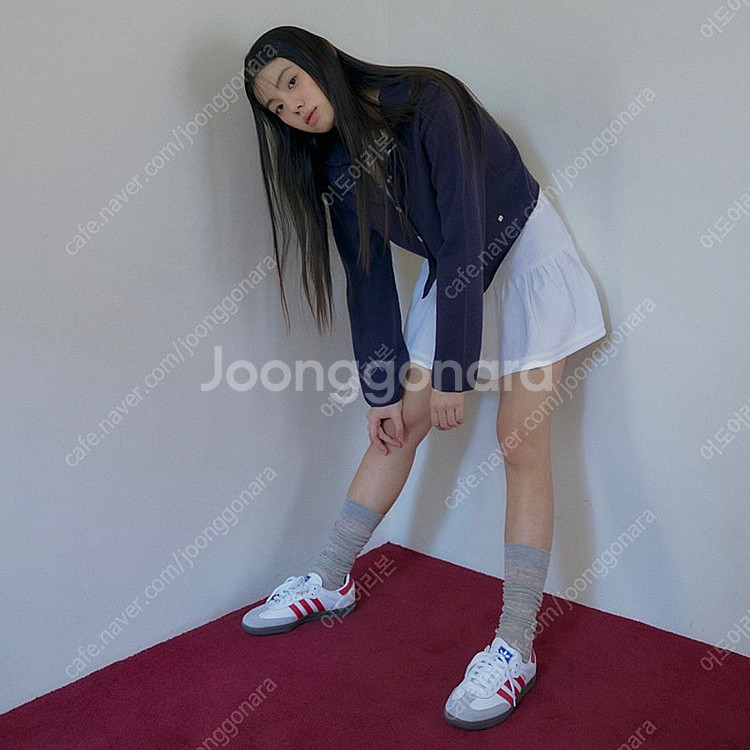 (공홈정품 235) 아디다스 삼바 OG 화이트 레드 I...--0