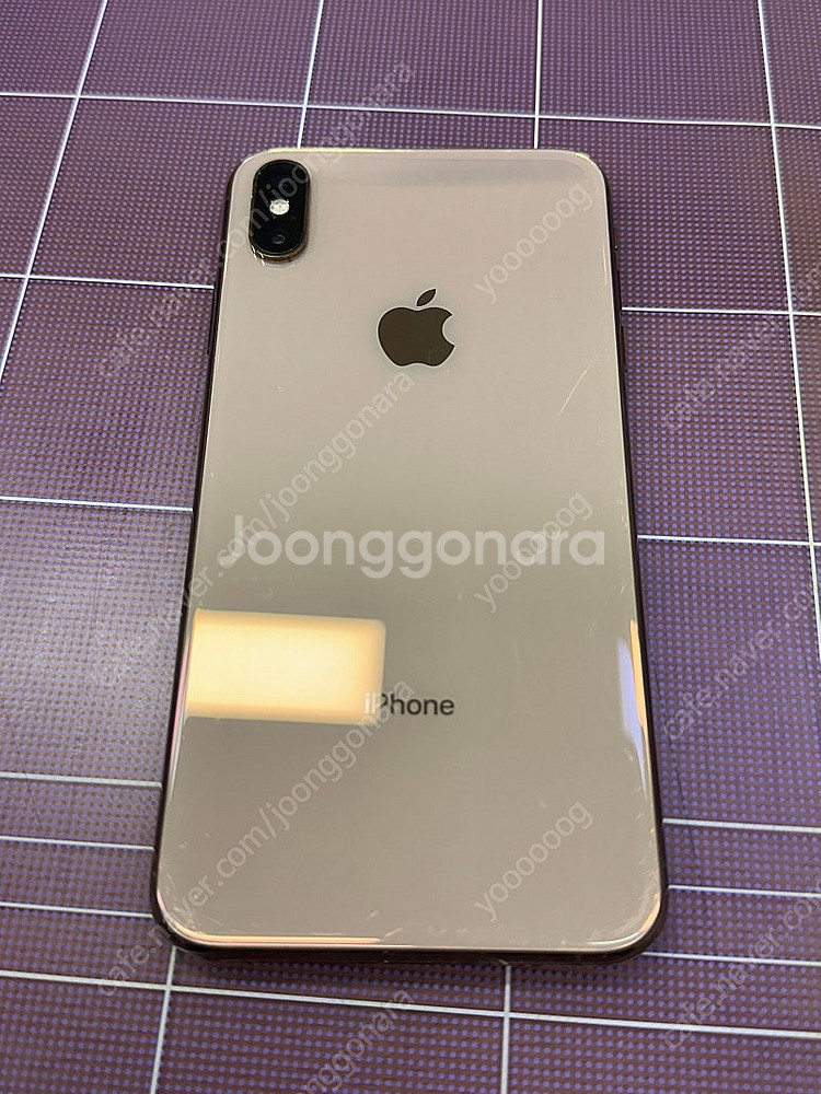 아이폰 XS MAX 맥스 골드 64GB 공기계 팝니다--0