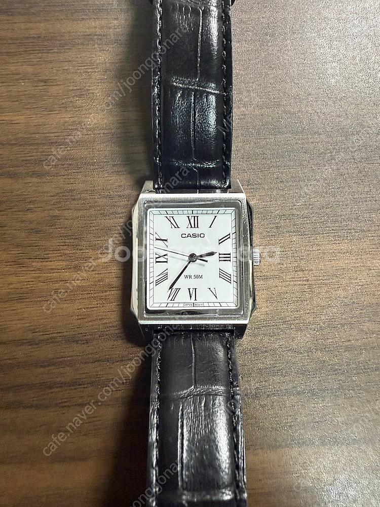 카시오 클래식 사각 시계 MTP-B190D-7BVDF ...--0