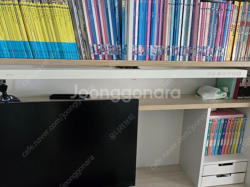 데스커책장책상 세트 1400 팝니다--1