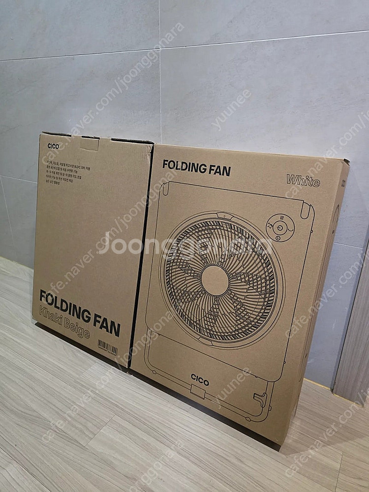 (미개봉 새제품) 시코 폴딩팬 선풍기 FLZ-254D ...--0