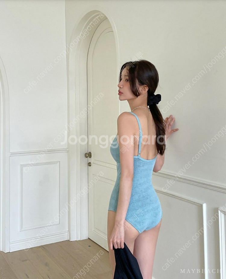 메이비치 모노키니 민트 수영복 한번 착용 발리비키 비키...--1